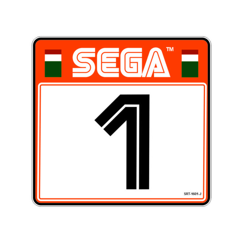 SEGA RALY 2 -  sticker siège numero 1