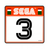 SEGA RALY 2 -  sticker siège numero 3