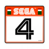 SEGA RALY 2 -  sticker siège numero 4