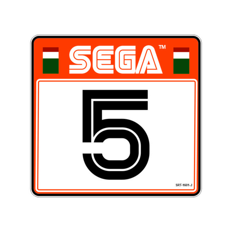 SEGA RALY 2 -  sticker siège numero 5