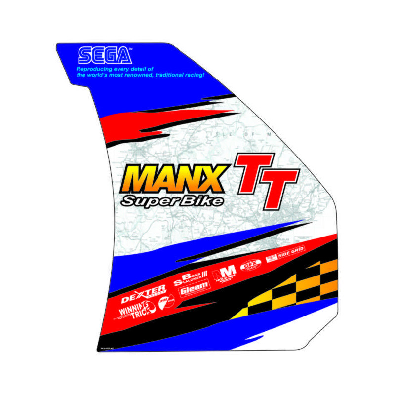 Manx TT - sticker latéral side droit