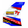 Manx TT - sticker latéral side gauche