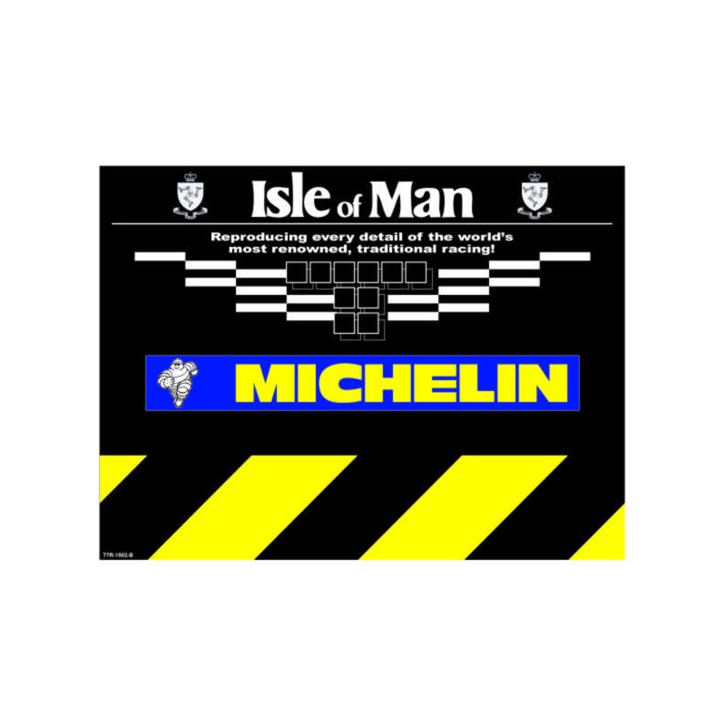 Manx TT - sticker marchepied central