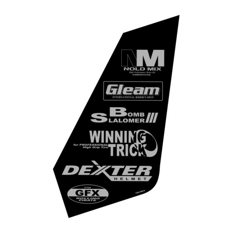 Manx TT - sticker supor moto droit