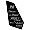 Manx TT - sticker supor moto gauche